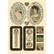 Vanerikoristeet 15x21 cm - Stamperia Klimt Bag Handles and Hearts