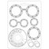 Muotti - 21 x 15 cm - Stamperia Lady Vagabond Lifestyle Goggles