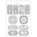 Muotti - 21 x 15 cm - Stamperia Mould Alchemy Tags