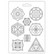 Muotti - A4 - Stamperia Soft Mould Alchemy Symbols