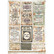 Decoupage-arkki A4 - Stamperia Lady Vagabond Lifestyle Tickets