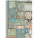 Decoupage-arkki A4 - Stamperia Lady Vagabond Lifestyle Metal Plates