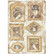 Decoupage-arkki A4 - Stamperia Lady Vagabond Lifestyle Frames