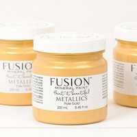 Fusion Mineral Paint Metallics - Pale Gold