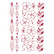 Sabluuna A4 - Stamperia Stencil Romantic Christmas Borders