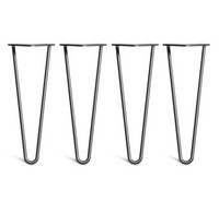 Pinnijalat 35 cm, musta  - 4 kpl