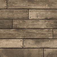 Metritapetti - Brown Wooden Plank Effect