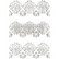 Siirtokuva  60x88 cm - Antique/Blue Damask Redesign With Prima Decor Transfers