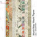 Vesisiirtokuva A4 - Dress My Craft Transfer Me World Map Washi Tapes
