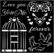 Sabluuna 18x18 cm - Stamperia You and Me Love Me