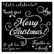 Sabluuna 18x18 cm - Stamperia Thick Stencil Merry Christmas