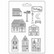 Muotti 21x29 cm - Stamperia Soft Mould Sweet Village