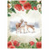 Decoupage-paperi A4 - Stamperia Rice Paper Romantic Home for the Holidays Deers
