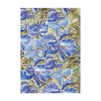 Decoupage-kuitupaperi 59x84 cm - Enchanting Iris Re-Design Decoupage Fiber Paper