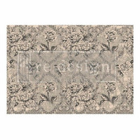 Decoupage-kuitupaperi 59x84 cm - Antique Laces Re-Design Decoupage Fiber Paper