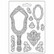 Muotti 15x21 cm - Stamperia Soft Mould Mirrors