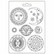 Muotti 15x21 cm - Stamperia Soft Mould Cosmos Infinity Sun and Moon