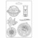 Muotti 21x29 cm - Stamperia Soft Mould Cosmos Infinity Compass