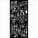Sabluuna 12x25 cm - Stamperia Thick Stencil Create Happiness The World