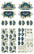 Siirtokuva  60x96 cm - Belles and Whistles Transfer Embroidered Lotus
