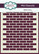 Sabluuna 8x10 cm - Creative Expressions Mini Stencils Brick Wall
