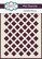 Sabluuna 8x10 cm - Creative Expressions Mini Stencils Diamond Trellis