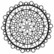 Sabluuna 15x15 cm - The Crafter's Workshop Beaded Mandala