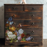 Siirtokuva 64x27 cm - Blossomed Beauties Re-Design with Prima Decor Transfer