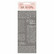 Siirtokuva-arkki 10x21 cm - Stamperia Rub-On Writing White