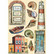 Vanerikoristeet 15x21 cm - Stamperia Wooden Shape Blue Dream