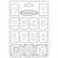 Muotti 21x29 cm - Stamperia Soft Mould Numbers