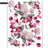 Vesisiirtokuva 31x47 cm - Dress My Craft Transfer Me Tulip Fantasy