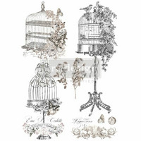 Siirtokuva 63x88 cm - Re-Design with Prima Decor Transfer La Voliere