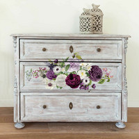 Siirtokuva 60x30 cm - Re-Design with Prima Decor Transfer Majestic Blooms