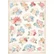 Decoupage-paperi A4 - Stamperia Flowers Rice Paper