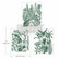Siirtokuva 27x60 cm - Re-Design with Prima Middy Transfers Green Foliage
