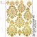 Vesisiirtokuva A4 - Dress My Craft Transfer Me 3D Gold Damask #2