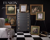 Fusion Mineral Paint Wellington - Vihertävänmusta