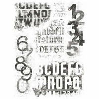 Siirtokuva 30x20 cm - Simple Stories Simple Vintage Essentials Rub-Ons Typeset