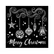 Sabluuna 18x18 cm - Stamperia Merry Christmas Bells Thick Stencil