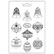 Muotti 21x29 cm - Stamperia  Christmas Bells and Balls Soft Mould