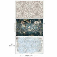 Kuitupaperi 49x76 cm x 3 kpl - Heartfelt Memories Re-Design with Prima Tissue Paper Pack
