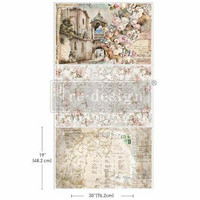 Kuitupaperi 49x76 cm x 3 kpl - Old World Charm Re-Design with Prima Tissue Paper Pack