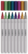 Maalitussit 8 kpl - 3 mm Colorista Paint Marker Decorative Metallics