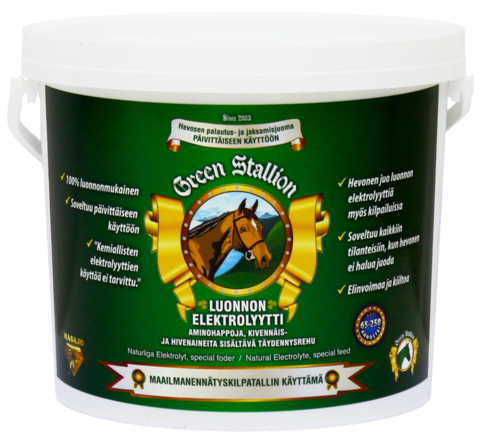 Green Stallion  Luonnon Elektrolyytti  2,5kg