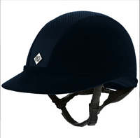 Charles Owen SP8 Plus Ratsastuskypärä Micromocka sininen