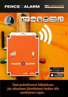 sähköinen aitavahti kertoo jos aitauksen jännitetaso laskee