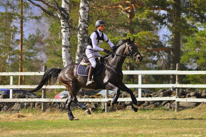 Kirahvi Oy:n edustusratsastajien esittelyssä Axel Lindberg