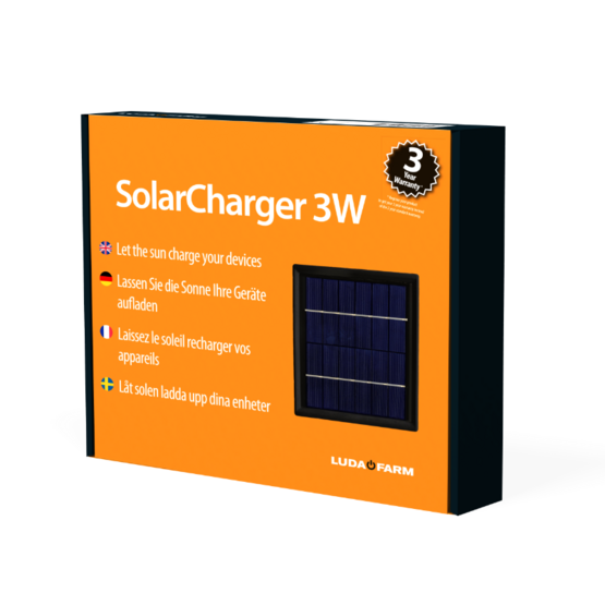 SolarCharger 3W (aurinkopaneeli fence alarmiin)