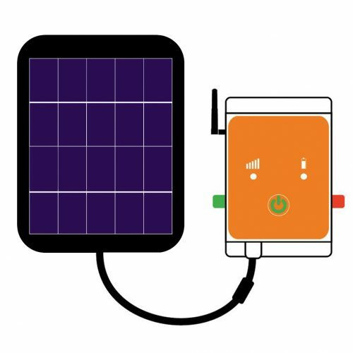 SolarCharger 3W (aurinkopaneeli fence alarmiin)